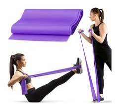 Banda de Resistencia Pilates 5 lb – 15 lb Cinta elástica Goma Fitness Gridinlux