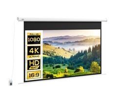 Pantalla de Proyector Plástico, Metal HOMCOM