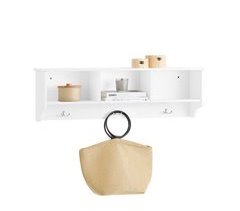Perchero de Pared Estante para Entrada FHK35-W SoBuy ES