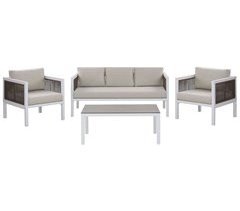 Beliani Conjunto de jardín Aluminio BORELLO