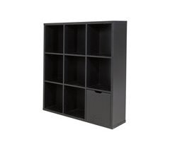 Set de 2 paneles CUBOX color negro