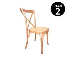 Pack 2 sillas de comedor Provenza