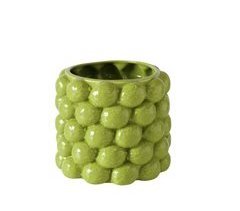 Macetero floral LIME 14cm porcelana marca BOLTZE 