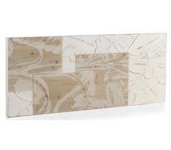 Cabecero de pared de madera 145
