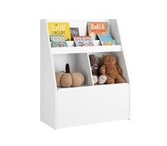 Librería para Niños con 1 Caja con Ruedas SoBuy KMB83-W