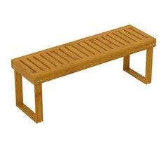 Banco de Jardín Madera de Pino Outsunny