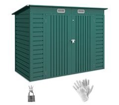 Caseta de Jardín Acero Galvanizado Outsunny