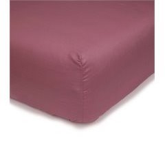 Sábana bajera ajustable 100% algodón. En colores lisos.