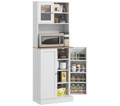 Alacena de Cocina Melamina de Madera HOMCOM, hogar - cocina