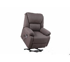 Sillón Relax Eléctrico de Masaje Miami, Elevable reclinable de Tela