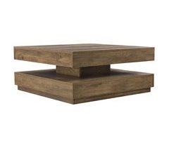 Mesa de centro Florenz con tablero giratorio aglomerado 76x76