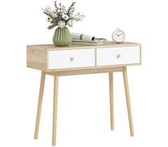 Mesa de Consola Melamina de Madera HOMCOM