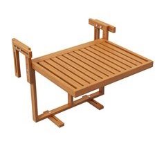 Mesa Colgante Madera de Pino Outsunny