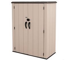 Lifetime Armario exterior vertical 1.500 L Rough Cut™ con estantes
