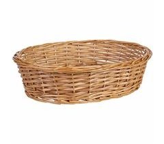 Cesto ovalado de mimbre