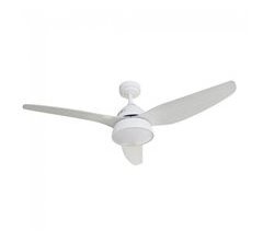 Ventilador de techo LED con altavoz Tijo CCT (20W) ABS - Acero - Acrílico  Moderno