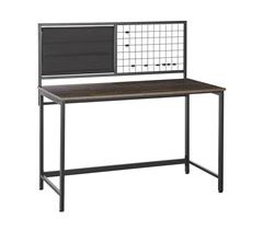 Beliani Escritorio con panel de notas VINCE 118x60