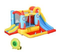 Castillo Hinchable Tejido Oxford y Poliéster Outsunny