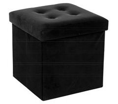 Puf Plegable Lysandre Estilo Contemporáneo Terciopelo