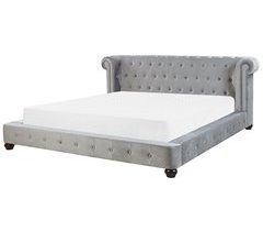 Beliani Cama de agua Terciopelo CAVAILLON