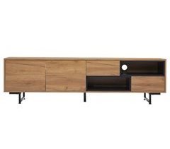 Mueble de TV efecto madera