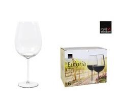 Set de 6 copas vino XXL EUFORIA 73cl transparentes