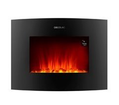 Chimenea eléctrica ReadyWarm 2250 Curved Flames Connected Cecotec