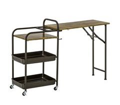 Carro de Cocina Melamina, Metal HOMCOM, hogar - cocina