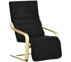 Sillón de Salón Madera de Abedul, Poliéster HOMCOM