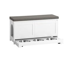Casa para gatos con 3 Boles incorporados FSR136-W SoBuy