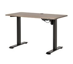 Escritorio Eléctrico de Pie Metal, Melamina de Madera Vinsetto 120x60