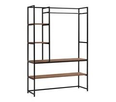 Mueble de entrada Horgau con percherro burro y varios estantes