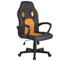 Silla de oficina Elbing en Cuero PU