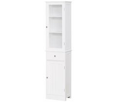 Armario Alto para Baño MDF y Acrílico kleankin, hogar - baño