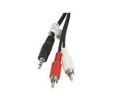Cable Audio Jack a 2 RCA CA-MJRC-10CC-0050-BK
