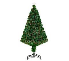 Árbol de Navidad PVC y metal HOMCOM, hogar - decoración hogareña