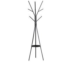 Perchero de Pie Metálico Metal, MDF HOMCOM