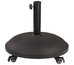 Soporte parasol  circular cemento con ruedas Aktive Garden