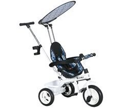 Triciclo para Bebés Metal, Poliéster HOMCOM