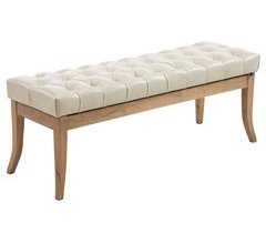 Banco Recibidor Ramses En Madera Clara 120x38