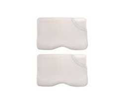 Conjunto de 2 Almohadas Ergonómicas ConfortPlus Funda de Algodón