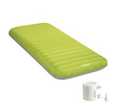 Colchón hinchable individual TruAire Camping Mat c/hinchador incluido INTEX