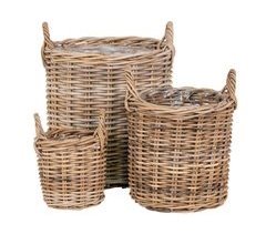 Juego de 3 Cestas de Almacenaje Sema