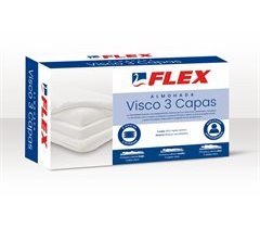 Almohada VISCO3CAPAS medida 70cm marca Flex