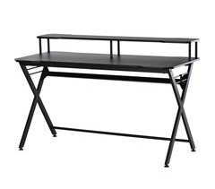 Mesa Gaming MDF, Metal HOMCOM, oficina - escritorios 140x60