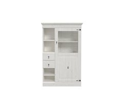 Vitrina 1 puerta de cristal 2 cajones PORTOFINO