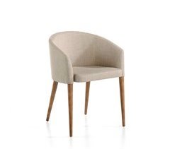 Silla tela beige