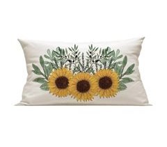 Funda cojín Girasoles