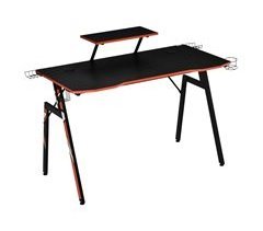 Mesa Gaming Acero, MDF HOMCOM, oficina - escritorios 120x60