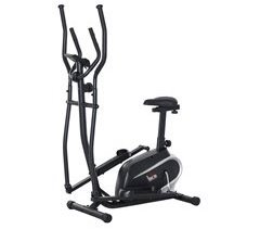 Bicicleta Elíptica Acero, PVC, ABS HOMCOM